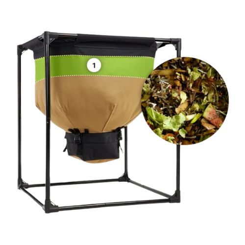 Wurmkomposter WormBag - Schnellkomposter mit 150L inkl. Kompostwürmer und Kokoserde
