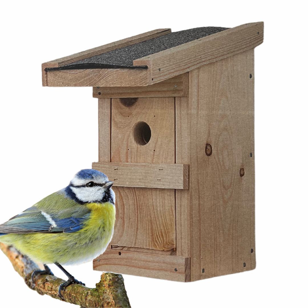 Nistkastenbausatz für Kohl- und Blaumeise