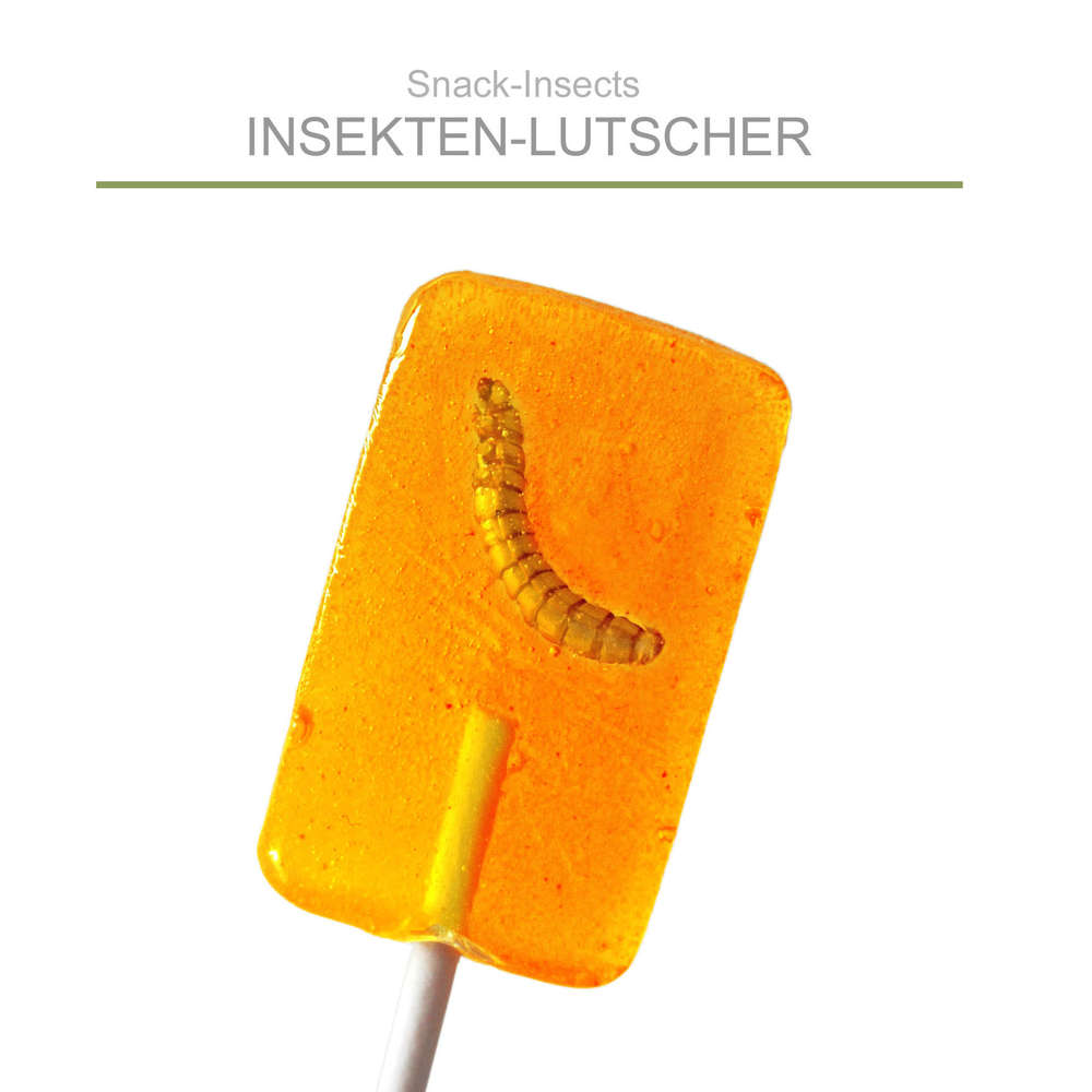 SNACK-INSECTS LUTSCHER mit Insekt im Kern 20g